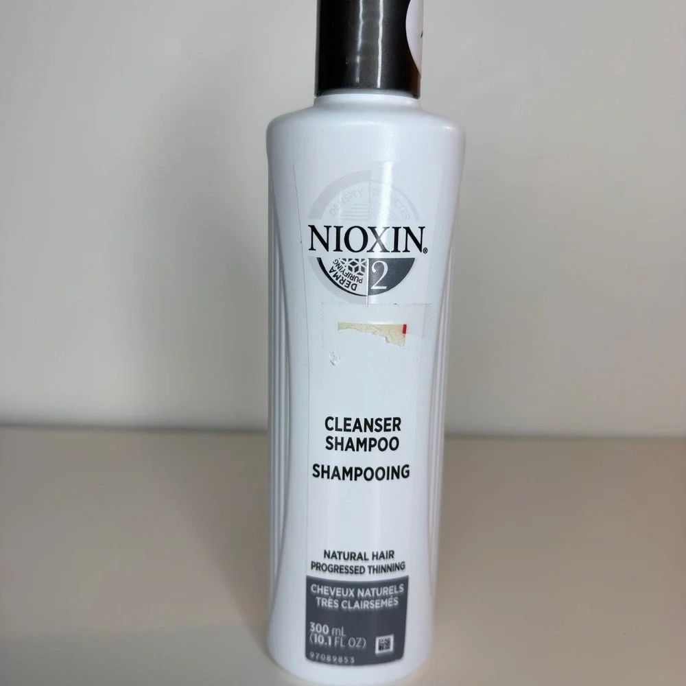 Nioxin System 2 Cleanser Shampoo Natural Hair Progressed Thinning 10.1oz 300ml